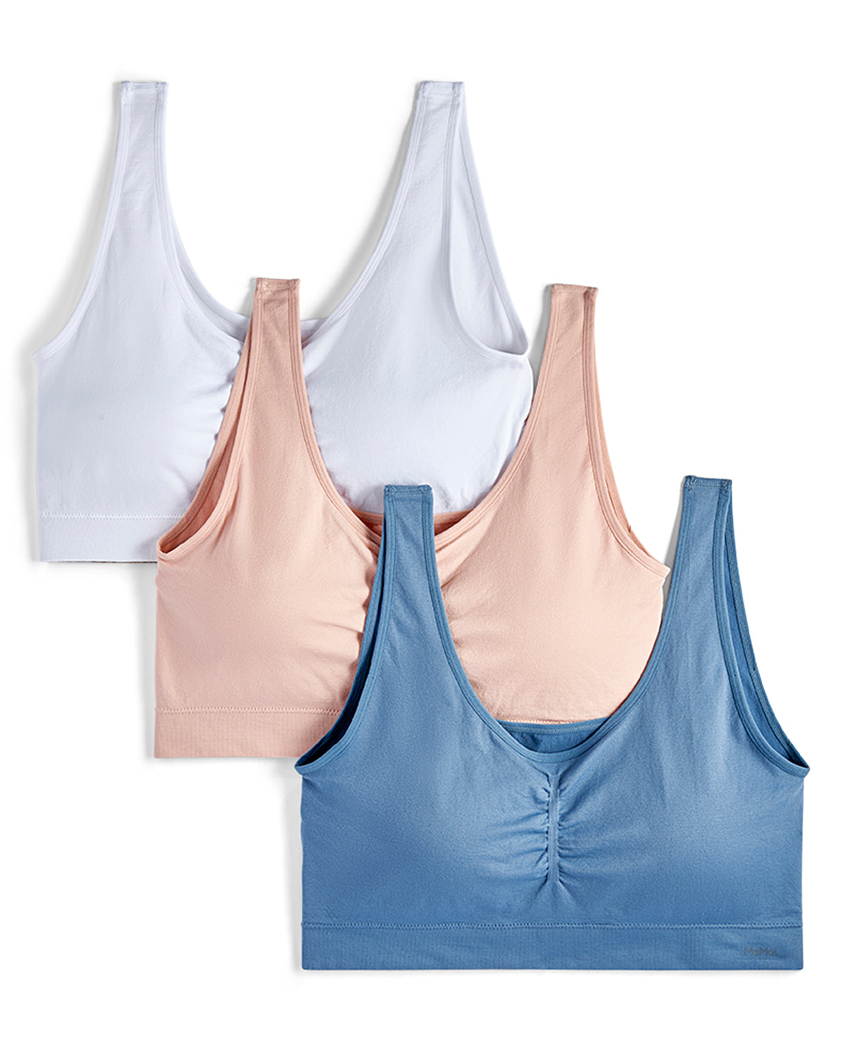 3 Pack Women's Seamless Tag-Free Padded Pullover Bras