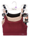3-Pack Women's Seamless Waffle-Knit Tag-Free Pullover Wireless Bras