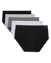 5 Pair Women's Seamless Solid-Color Tag-Free Brief Panties