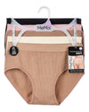 5 Pair Women's Seamless Solid-Color Tag-Free Brief Panties