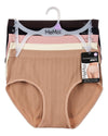 5 Pair Women's Seamless Solid-Color Tag-Free Brief Panties