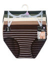 5 Pair Women's Seamless Solid-Color Tag-Free Brief Panties
