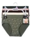 5 Pair Women's Seamless Solid-Color Tag-Free Brief Panties