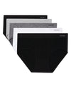 5 Pair Women's Seamless Pin-Rib Tag-Free Full-Coverage Brief Panties