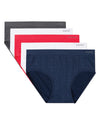 5 Pair Women's Seamless Pointelle Tag-Free Briefs - Assorted Colors