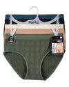 5 Pair Women's Seamless Pointelle Tag-Free Briefs - Assorted Colors