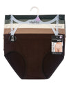 5 Pair Women's Seamless Pointelle Tag-Free Briefs - Assorted Colors
