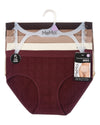 5 Pair Women's Seamless Pointelle Tag-Free Briefs - Assorted Colors