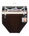 5 Pair Women's Seamless Pointelle Tag-Free Briefs - Assorted Colors