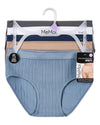 5 Pair Women's Seamless Wide-Rib Full-Coverage Tag-Free Briefs