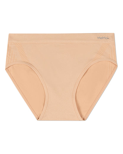 5 Pair Women's Seamless Honeycomb-Pattern Tag-Free Hipster Panties