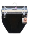 5 Pair Women's Seamless Tag-Free Bikini Panties - Stripes, Solids, Heathers