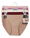 5 Pair Women's Seamless Tag-Free Bikini Panties - Stripes, Solids, Heathers