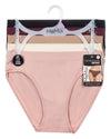 5 Pair Women's Seamless Tag-Free Bikini Panties - Stripes, Solids, Heathers