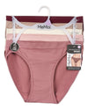 5 Pair Women's Seamless Pointelle Tag-Free No-Show Bikini Panties
