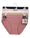 5 Pair Women's Seamless Pointelle Tag-Free No-Show Bikini Panties