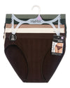 5 Pair Women's Seamless Pointelle Tag-Free No-Show Bikini Panties