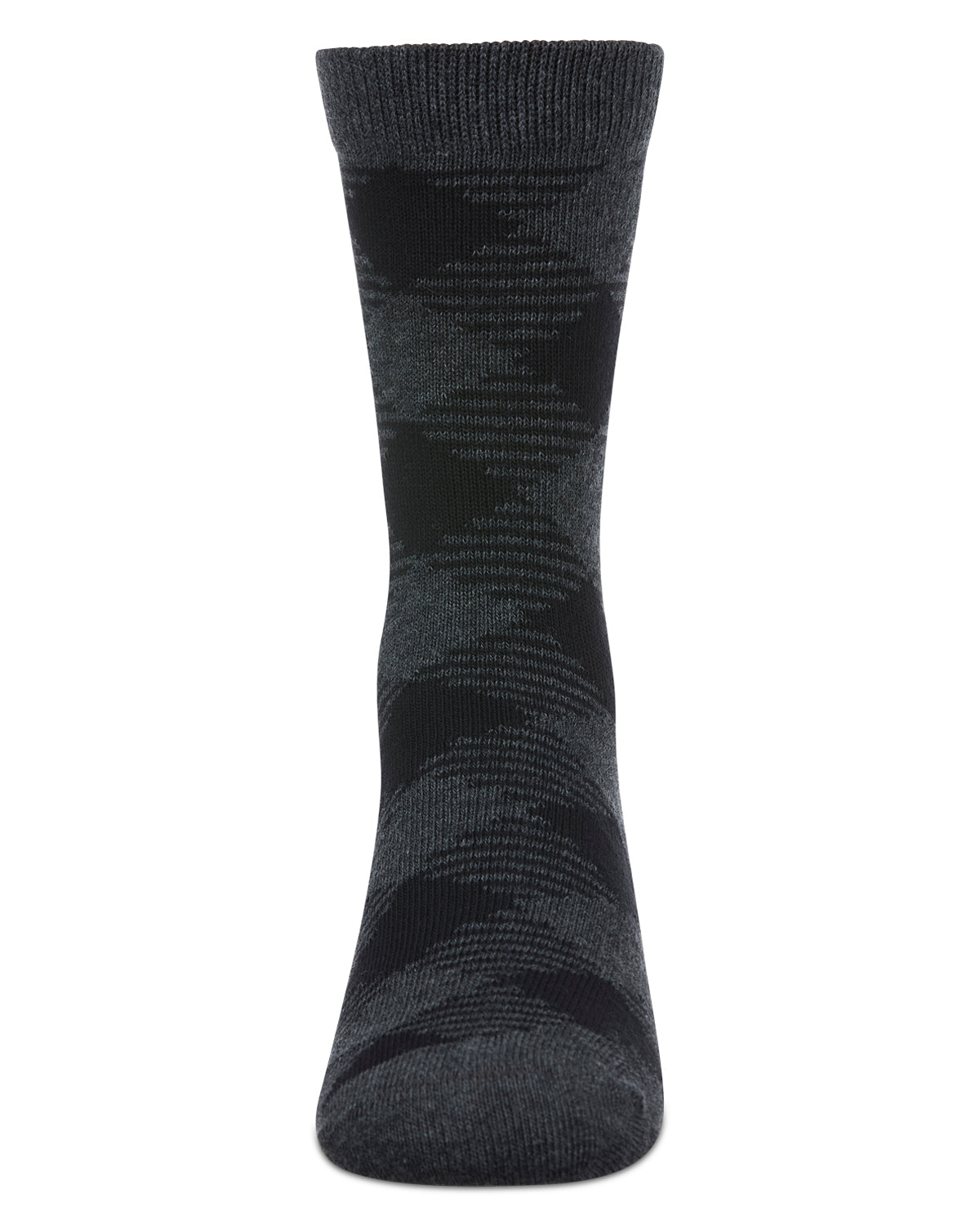 Boys' Argyle Crew Socks : Color: Dark Gray Heather