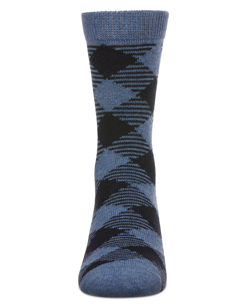 Boys' Argyle Crew Socks