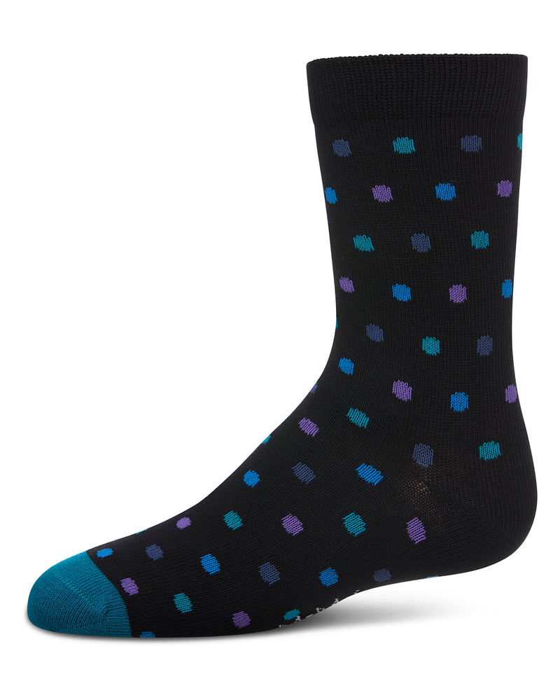 Boys' Colorful Dot Crew Socks