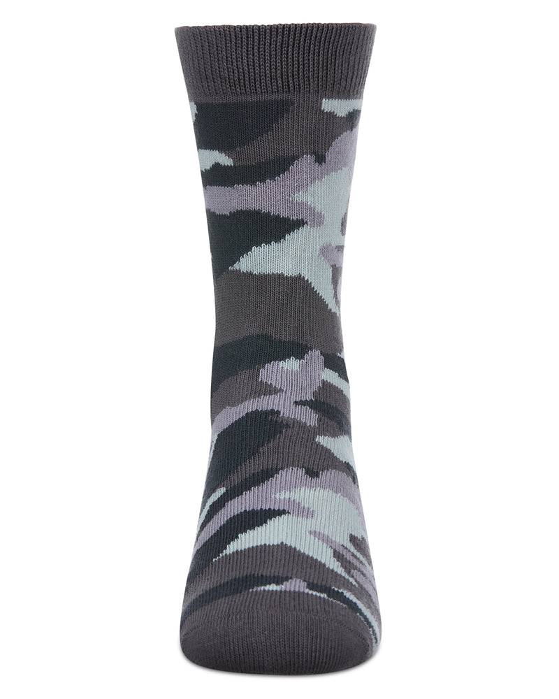 Boys' Camouflage Crew Socks