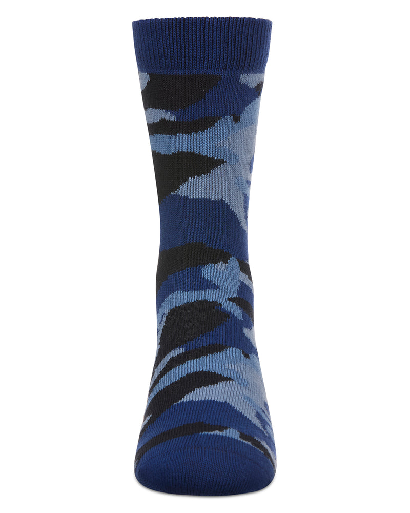 Boys' Camouflage Crew Socks