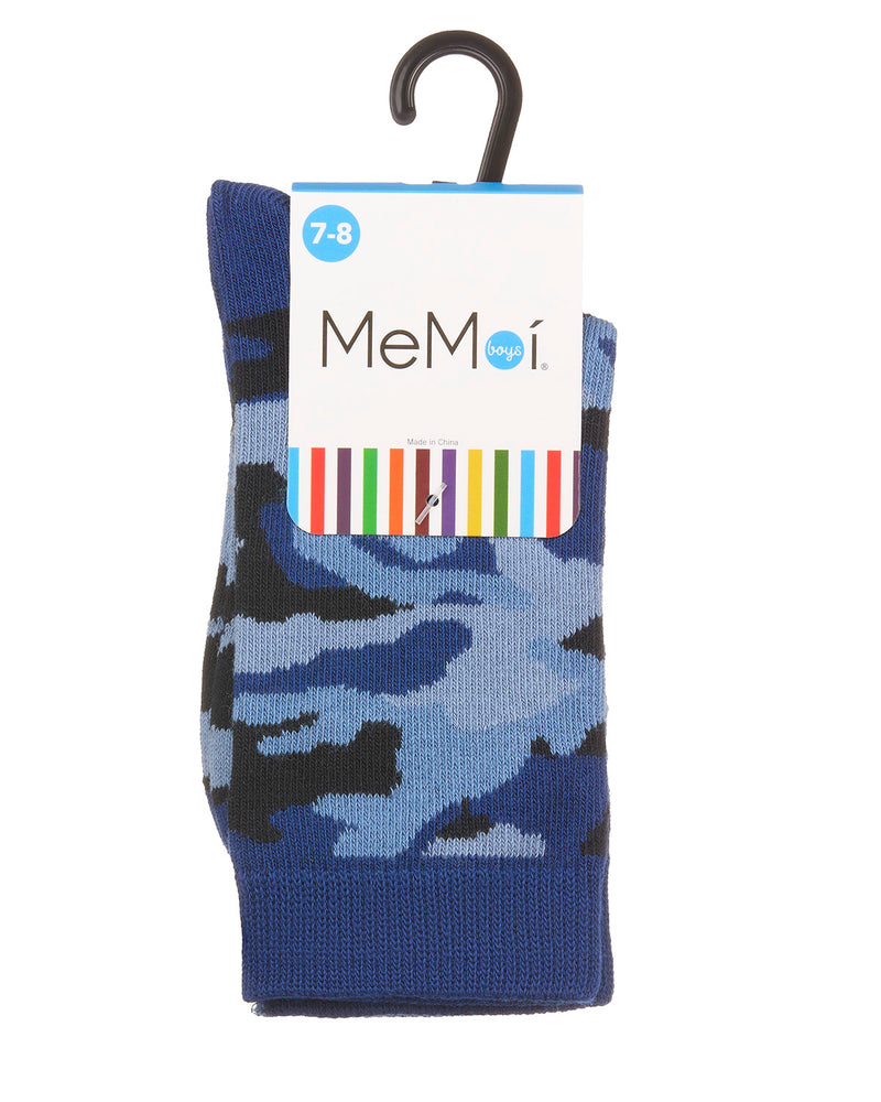 Boys' Camouflage Crew Socks