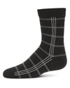 Boys' Boxed Stripe Crew Socks : Color: Black