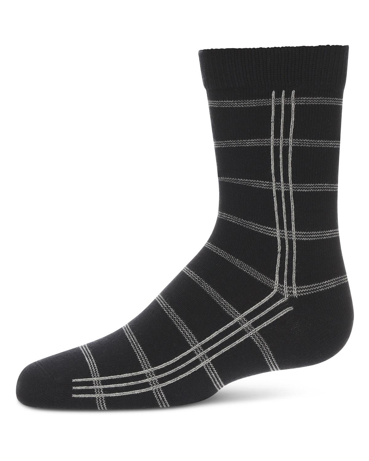 Boys' Boxed Stripe Crew Socks : Color: Navy
