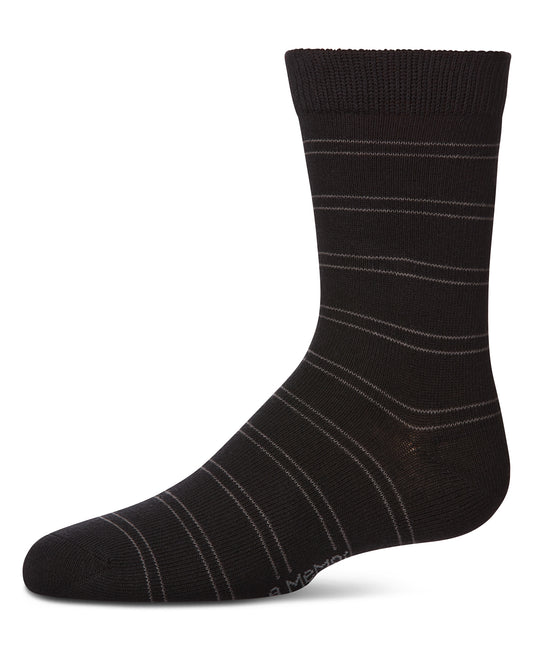 Boys' Double Lined Dress Socks : Color: Black