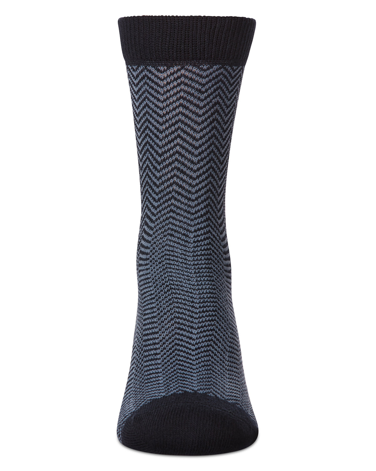 Boys' Herringbone Dress Socks : Color: Black