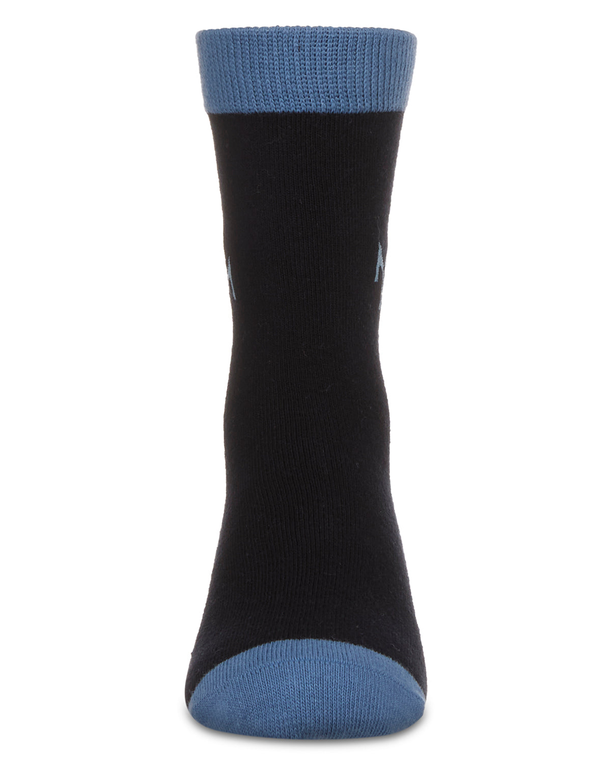 Boys' Overlapped M Crew Socks : Color: Black
