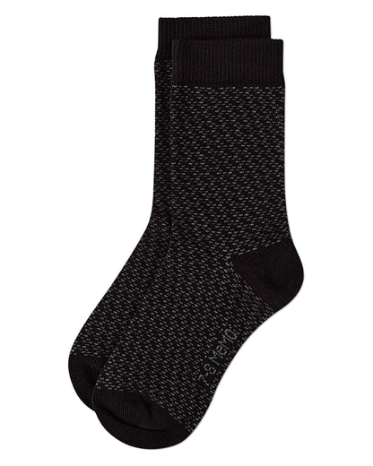 Boy's Bicolor Dashline Crew Socks