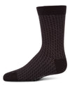 Boy's Bicolor Dashline Crew Socks
