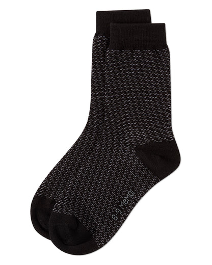 Boy's Bicolor Dashline Crew Socks