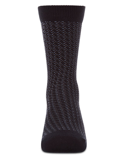 Boy's Bicolor Dashline Crew Socks