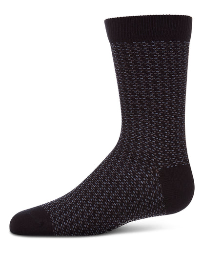 Boy's Bicolor Dashline Crew Socks