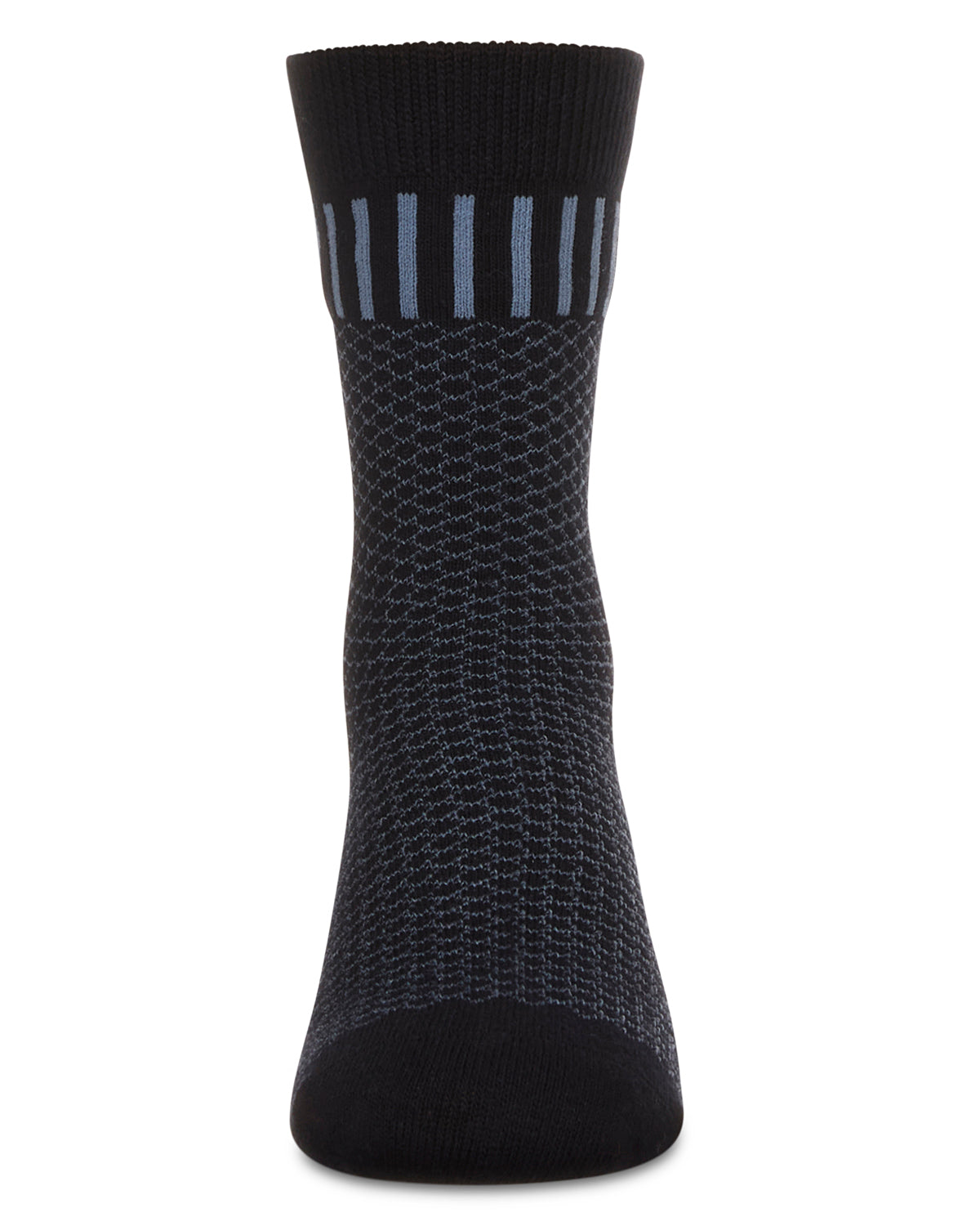 Boys' Geometry Crew Socks : Color: Black