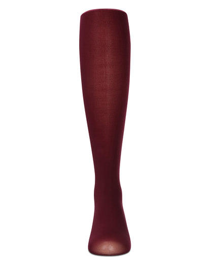 Girls Opaque Microfiber Matte Nylon/Spandex Winter Tights