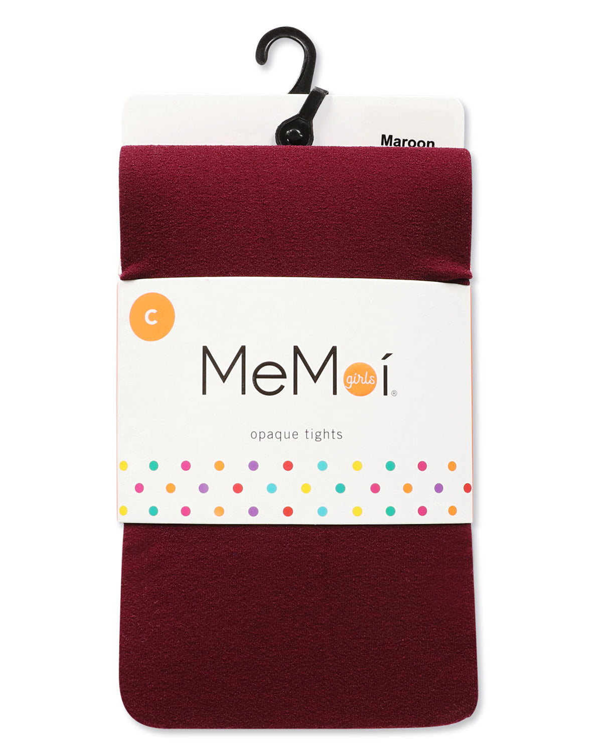 Girls' Teen Winter Opaque Nylon Tights : Color: Maroon