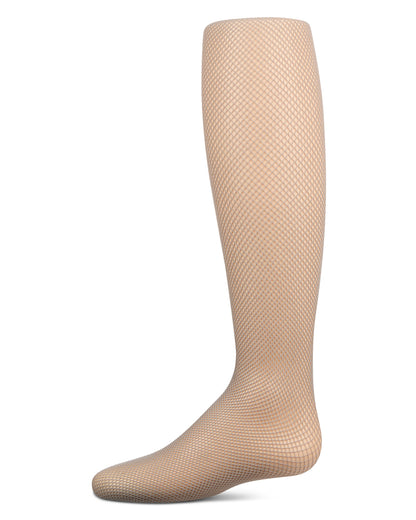 Mini-me Mini-net Girls Fishnet Tights : Color: Light Gray