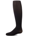 Girls' Railroad Pointelle Nylon Tights : Color: Black