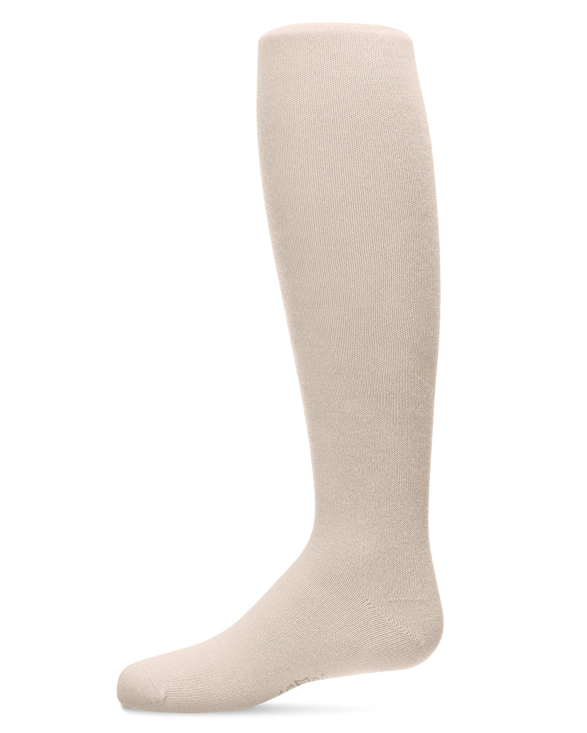 Baby and Toddler Girls Opaque Cotton-Rich Mini-Ribbed Sweater Tights