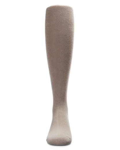 Baby and Toddler Girls Opaque Cotton-Rich Mini-Ribbed Sweater Tights