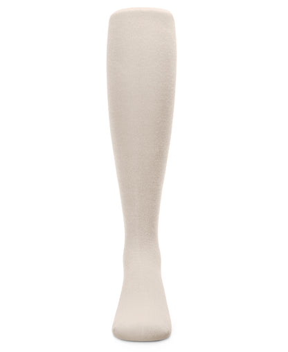 Girls' Soft Pima Cotton Opaque Tights : Color: Latte