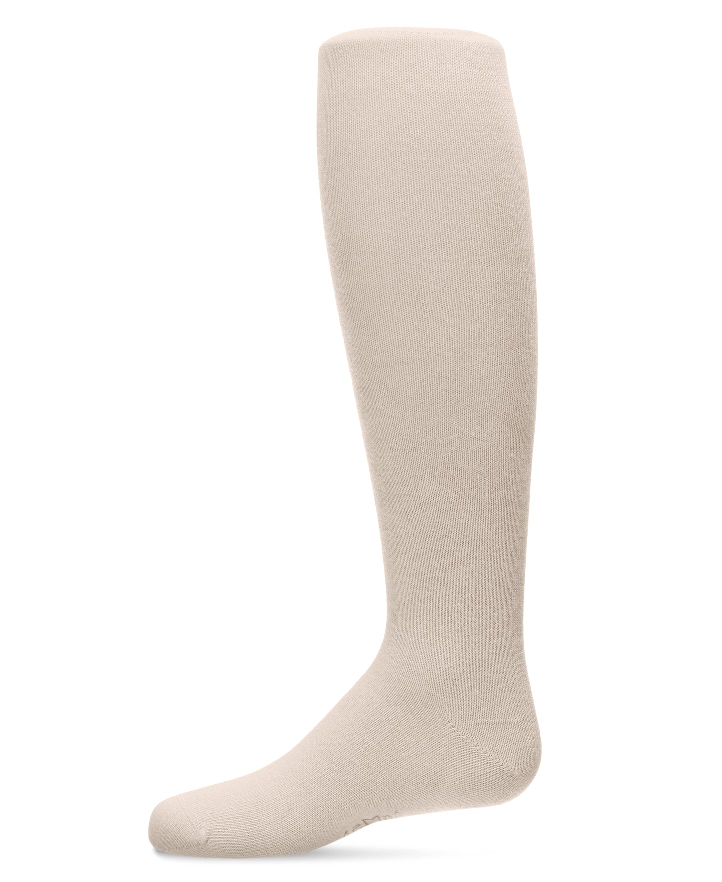 Girls' Soft Pima Cotton Opaque Tights : Color: Latte