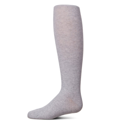 Girls' Soft Pima Cotton Opaque Tights : Color: Stone Heather