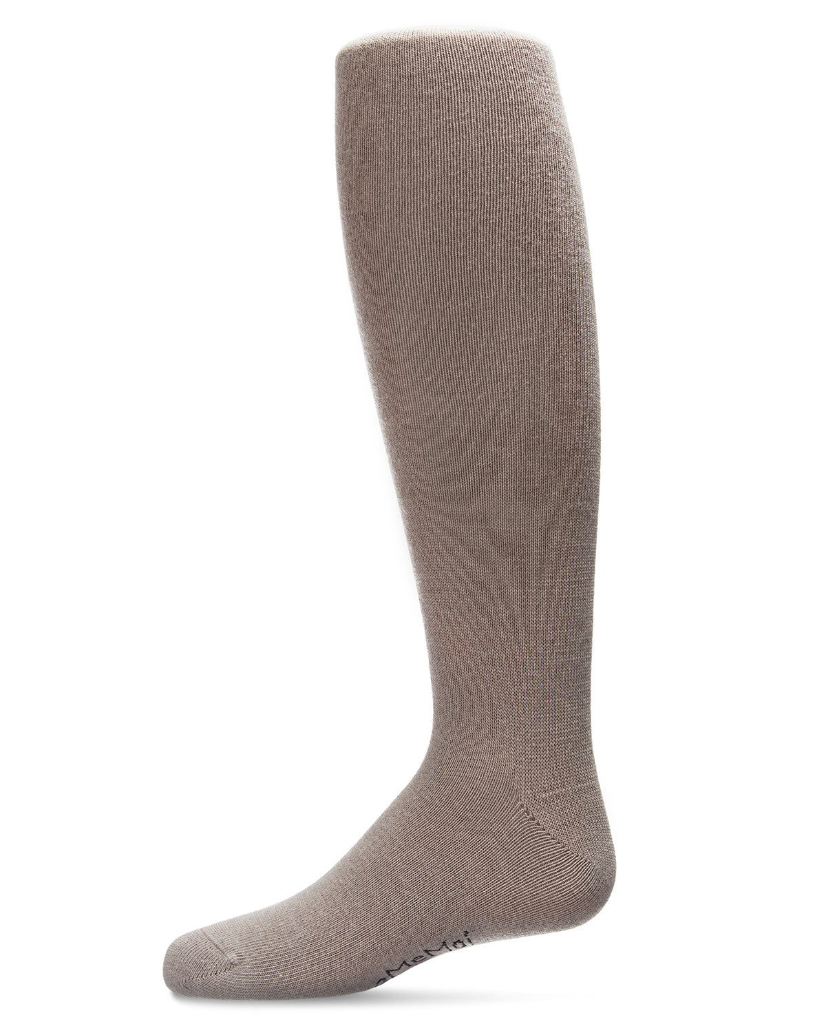 Girls' Soft Pima Cotton Opaque Tights : Color: Taupe