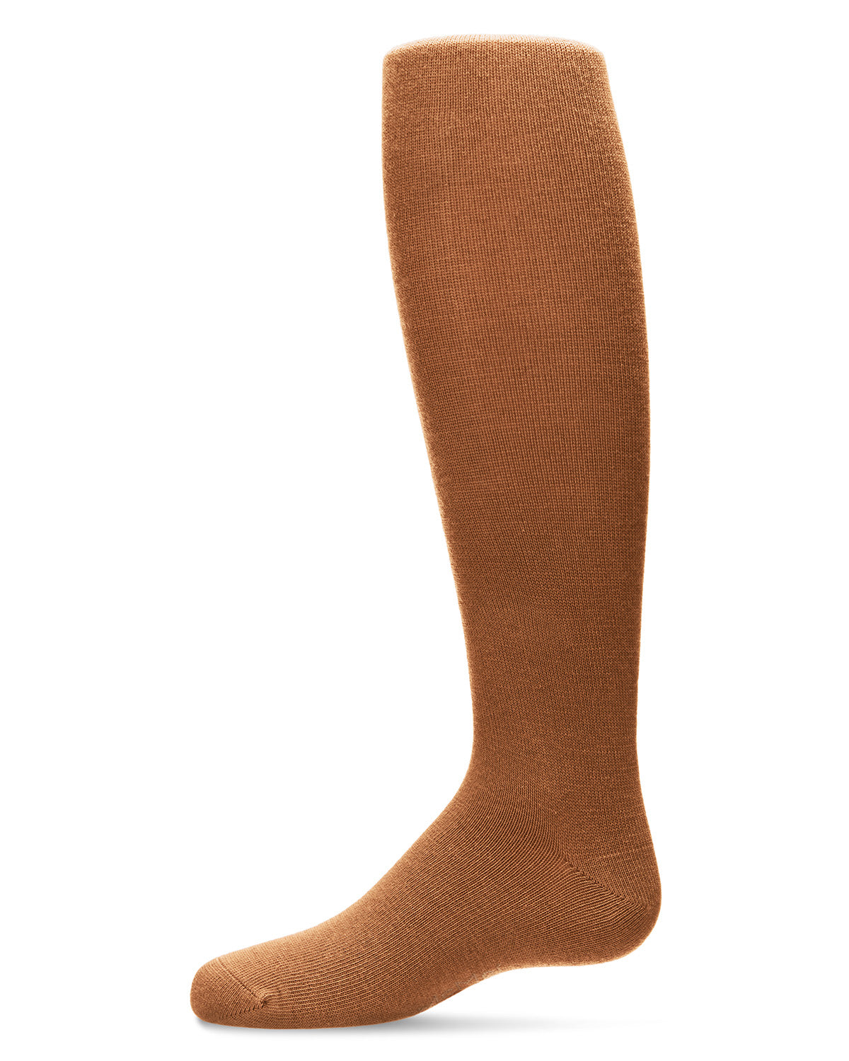 Girls' Soft Pima Cotton Opaque Tights : Color: Toffee