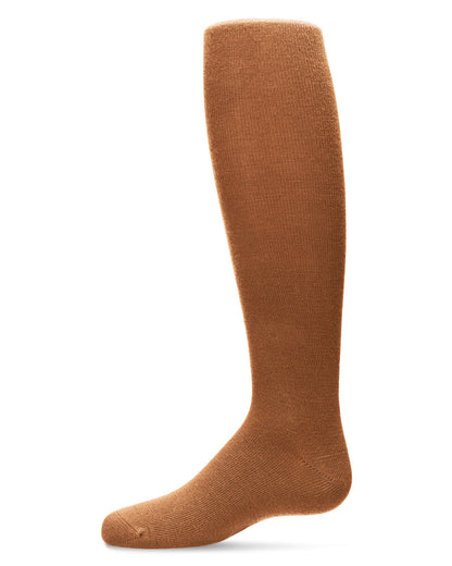 Girls' Soft Pima Cotton Opaque Tights : Color: Toffee